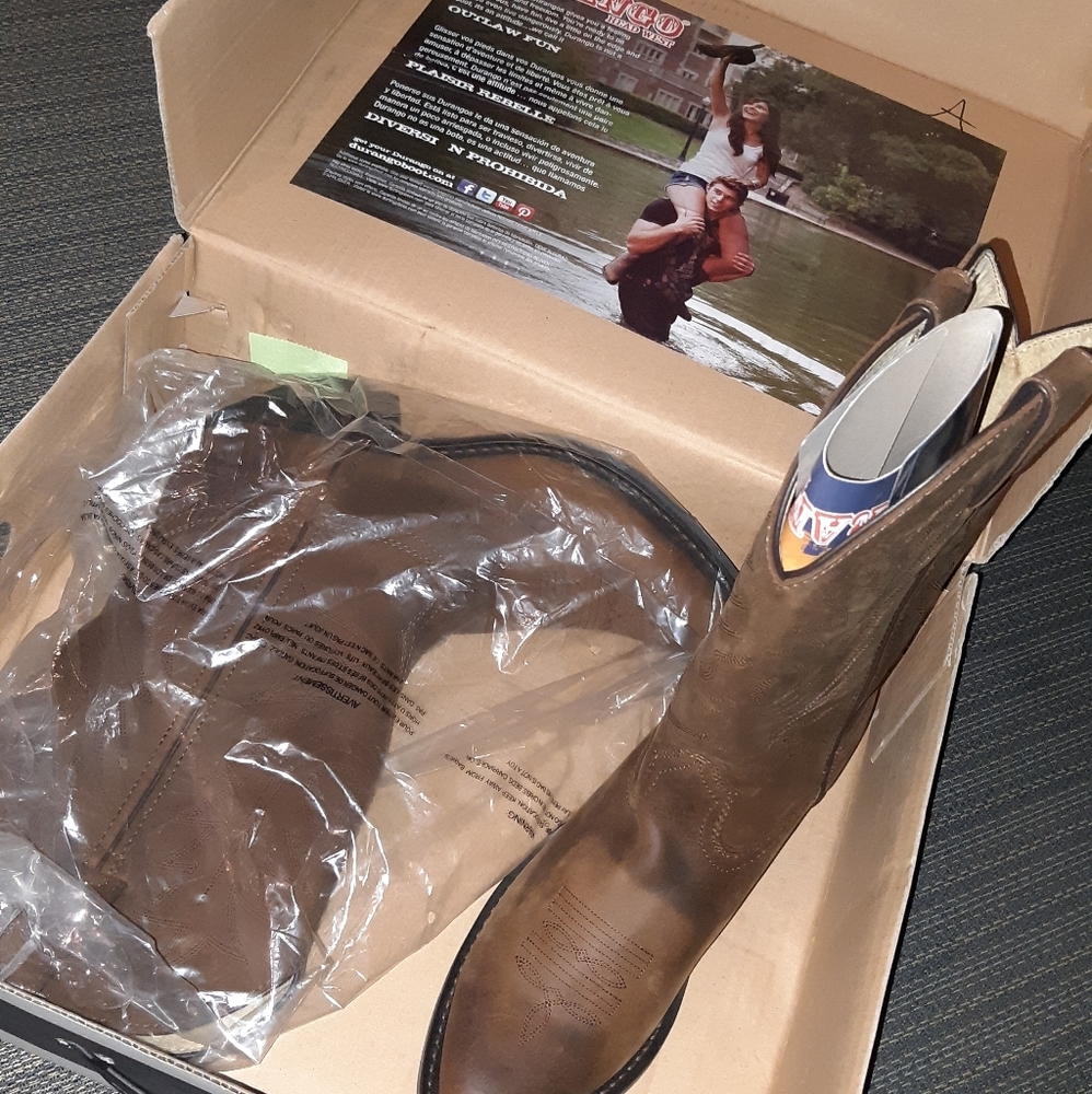 Leather boots